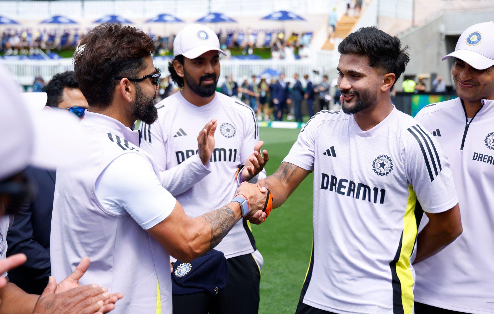 Virat Kohli and Nitish Kumar Reddy