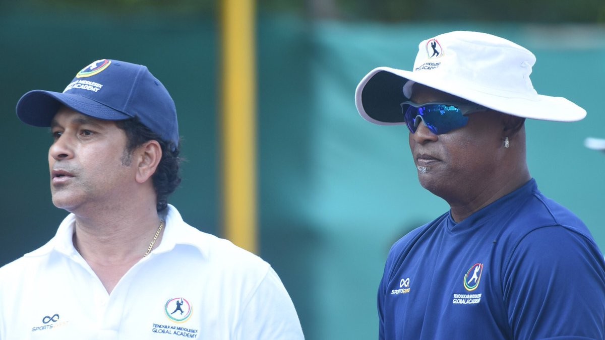Sachin Tendulkar and Vinod Kambli