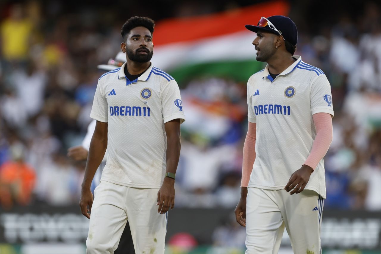 Mohammed Siraj and Harshit Rana
