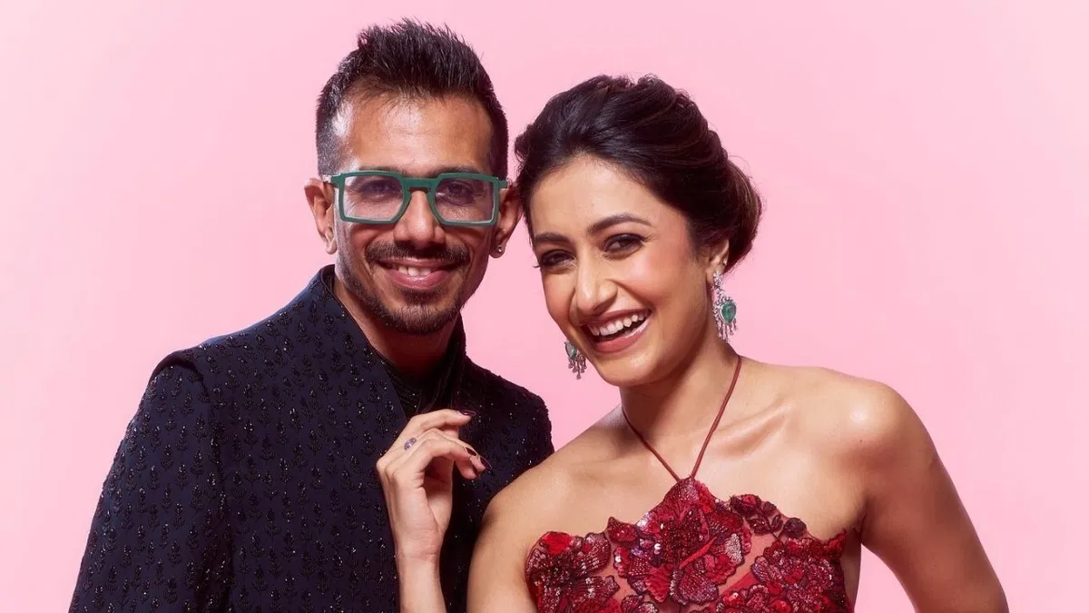 Yuzi Chahal with Dhanashree Verma