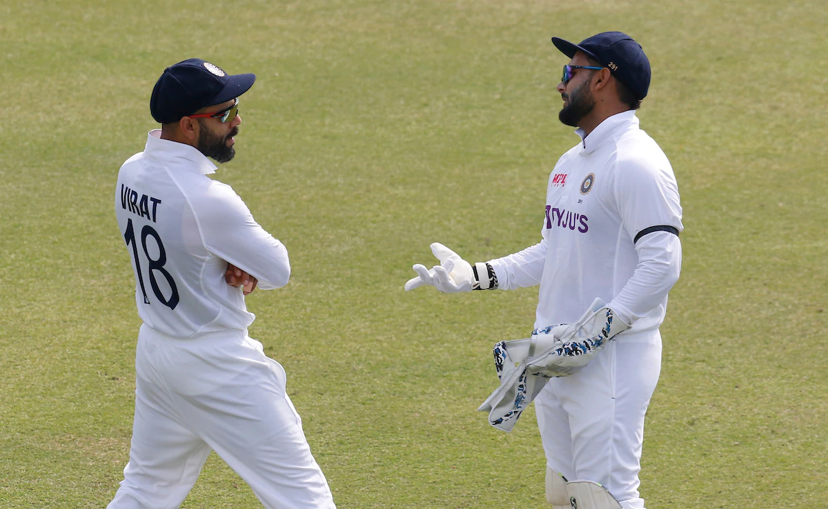 Virat Kohli and Rishabh Pant