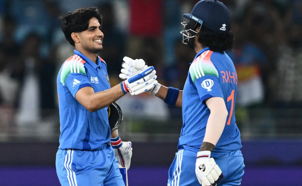 Shubman Gill with KL Rahul