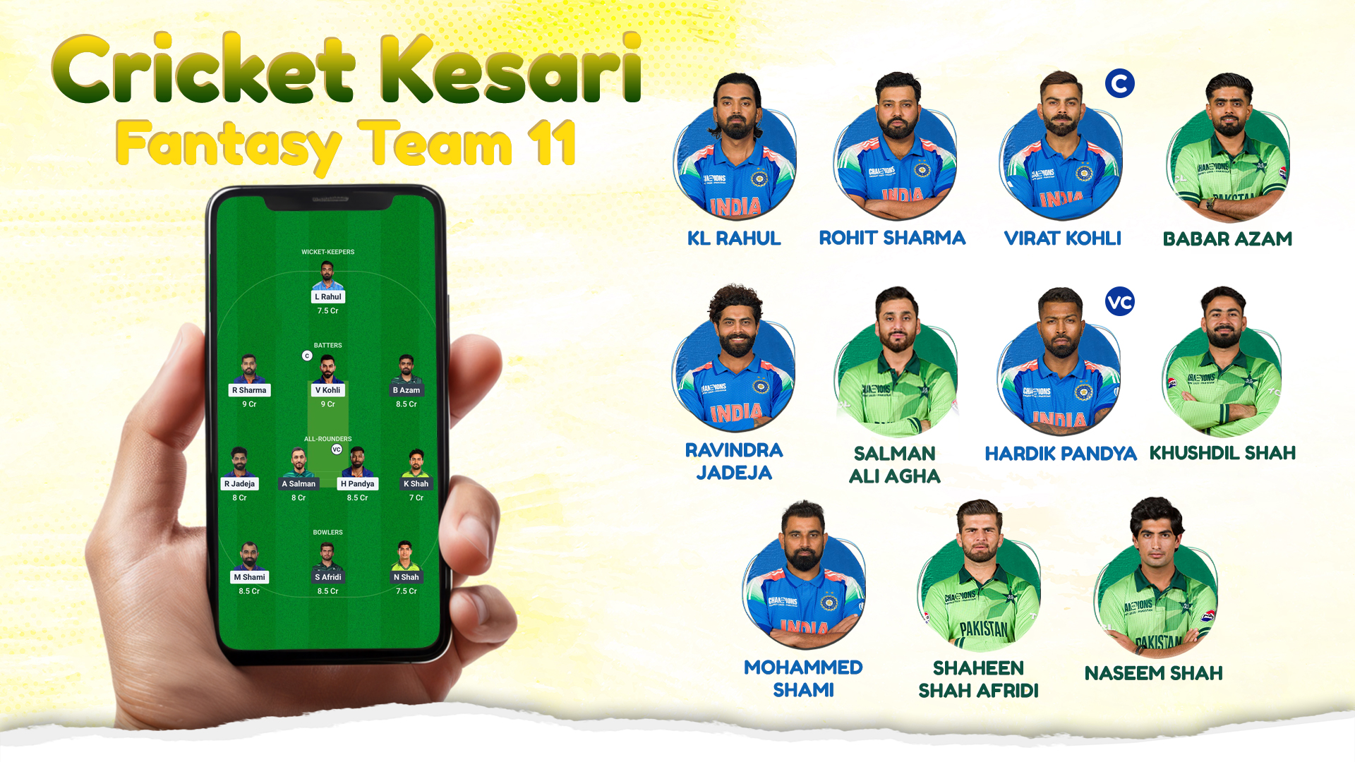 Cricket Kesari  Fantasy Team 