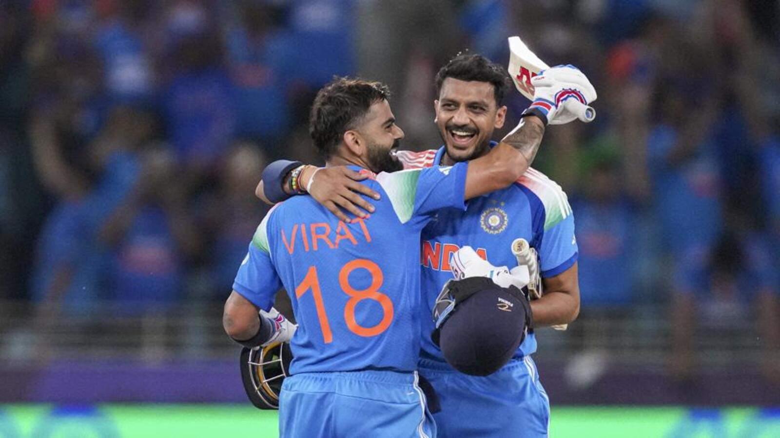 Virat Kohli and Axar Patel 