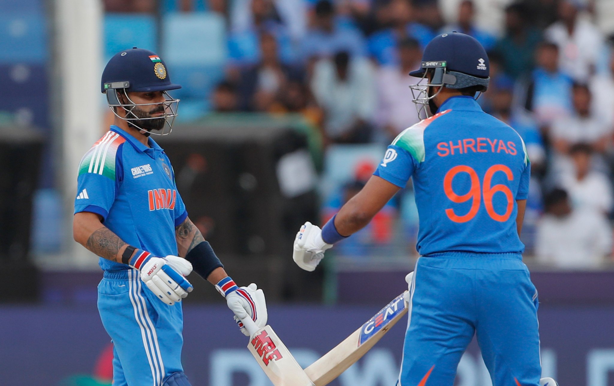 Virat Kohli with Shreyas Iyer
