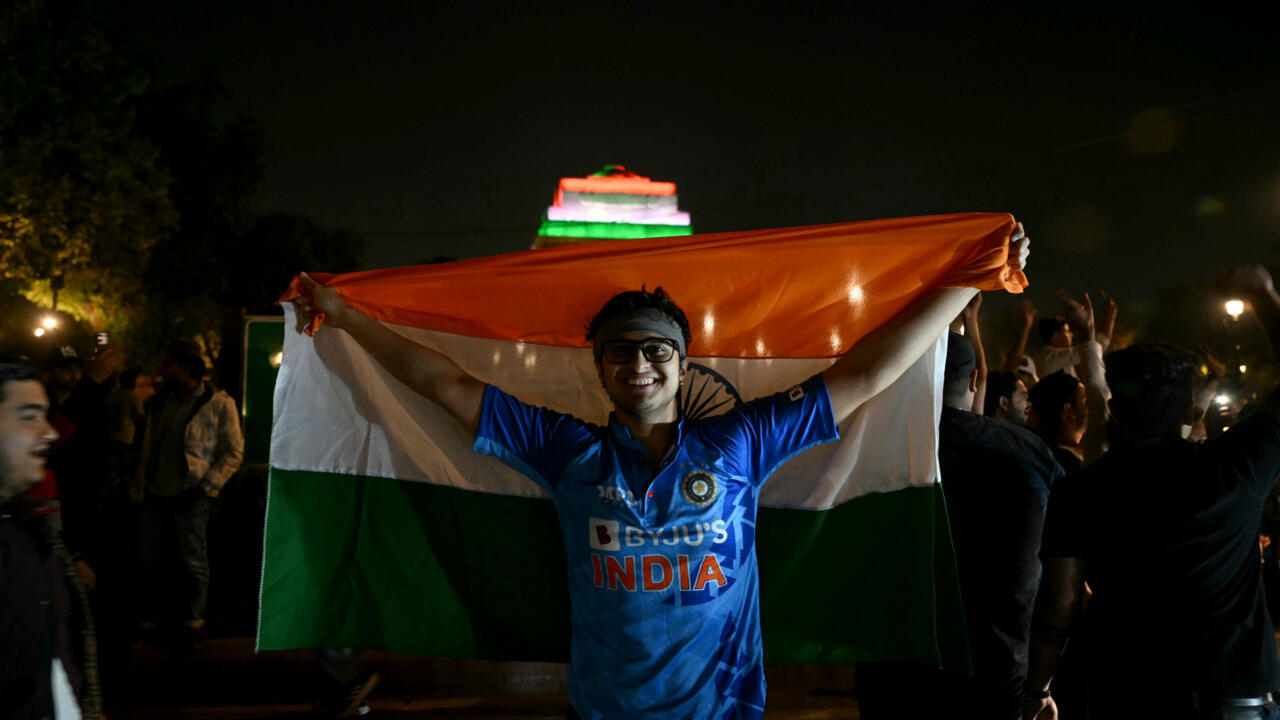 Celebrations after India's Champions Trophy Win