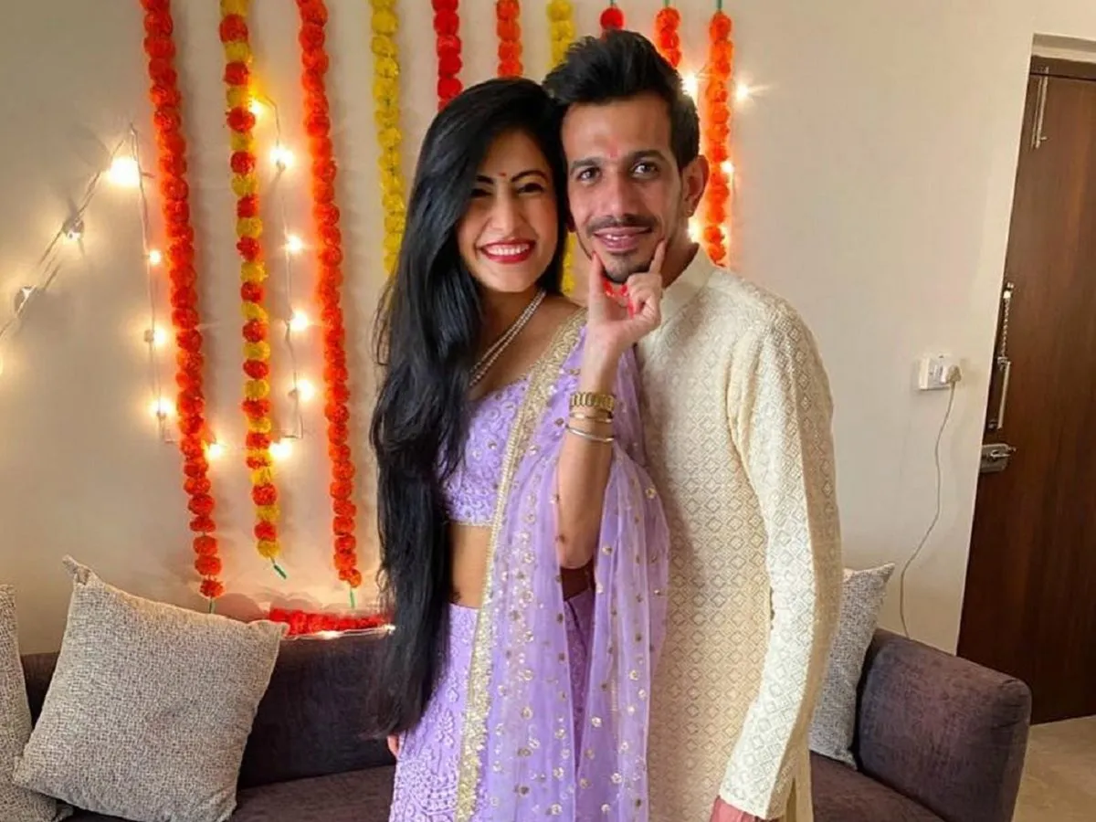Yuzi Chahal with Dhanashree Verma