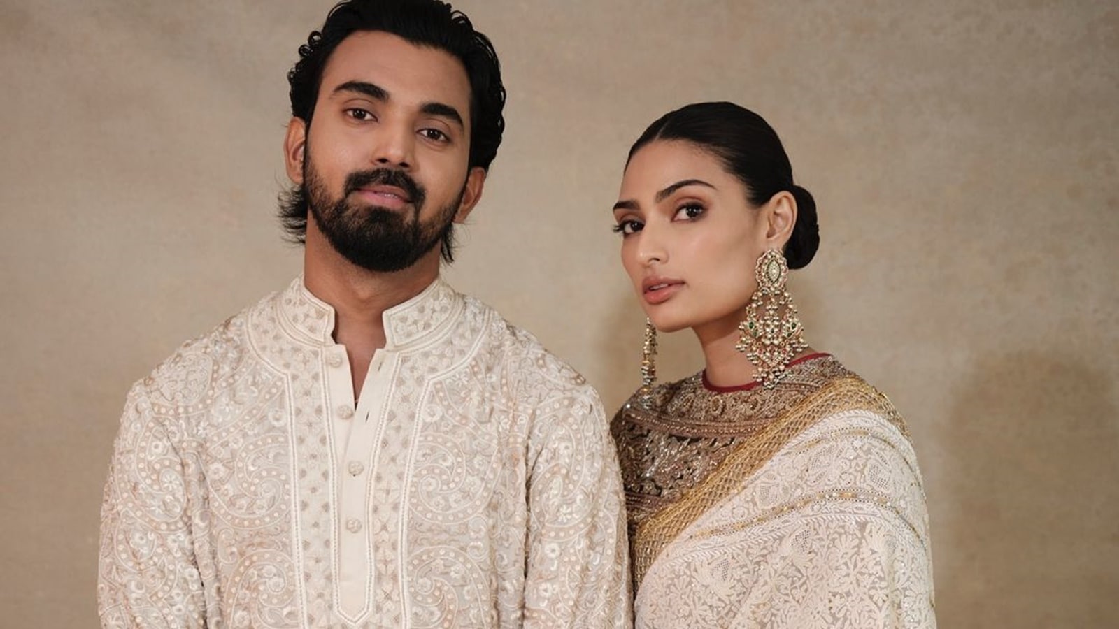 KL Rahul with Athiya Shetty