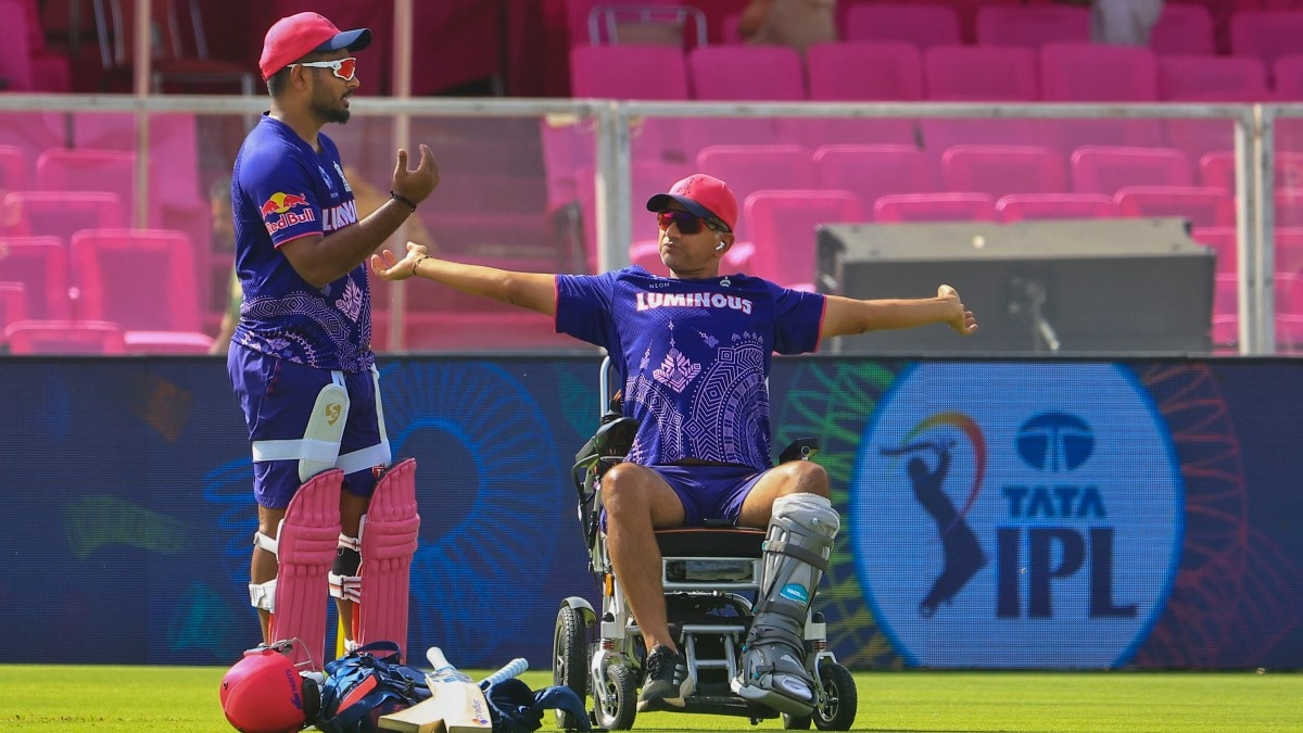 Rahul Dravid with Sanju Samson