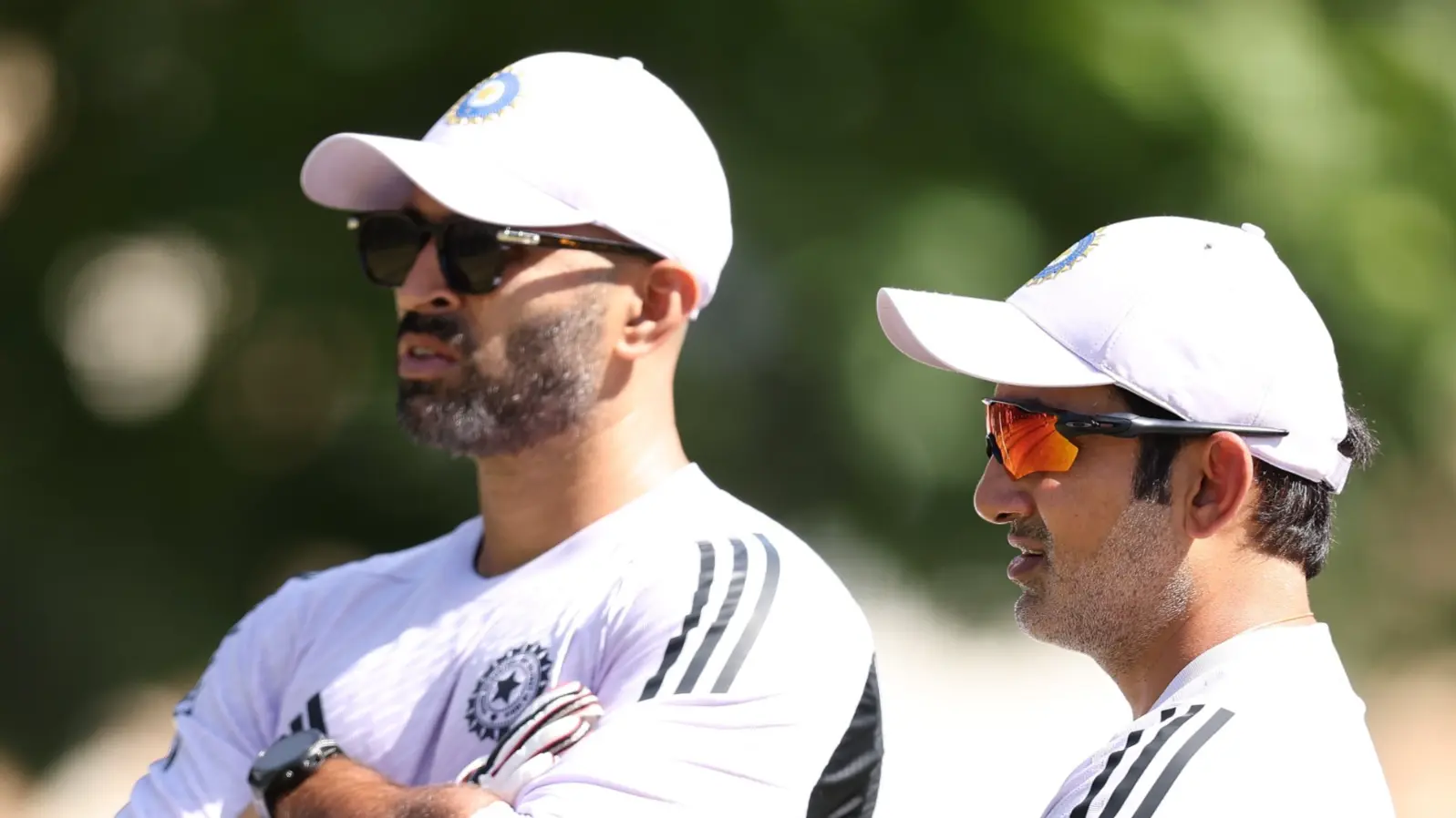 Gautam Gambhir with Abhishek Nayar