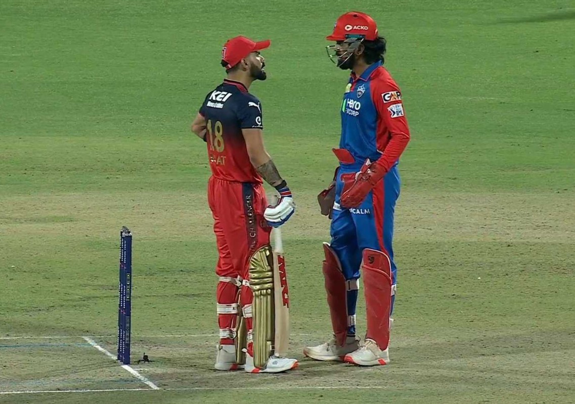 Virat Kohli with KL Rahul