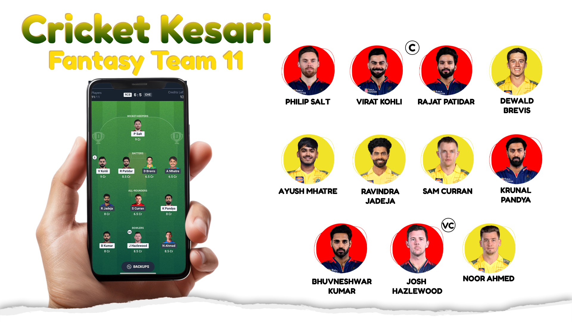 क्रिकेट केसरी फैंटेसी XI 