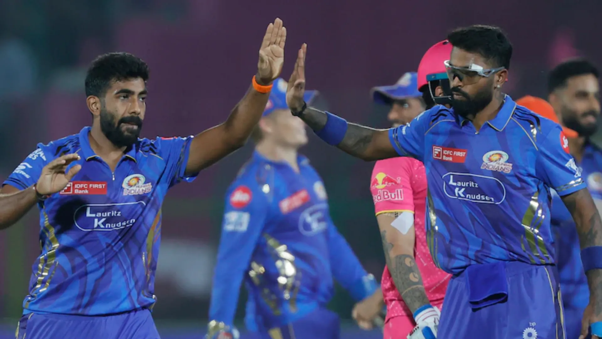 Hardik-Pandya with Jasprit Bumrah