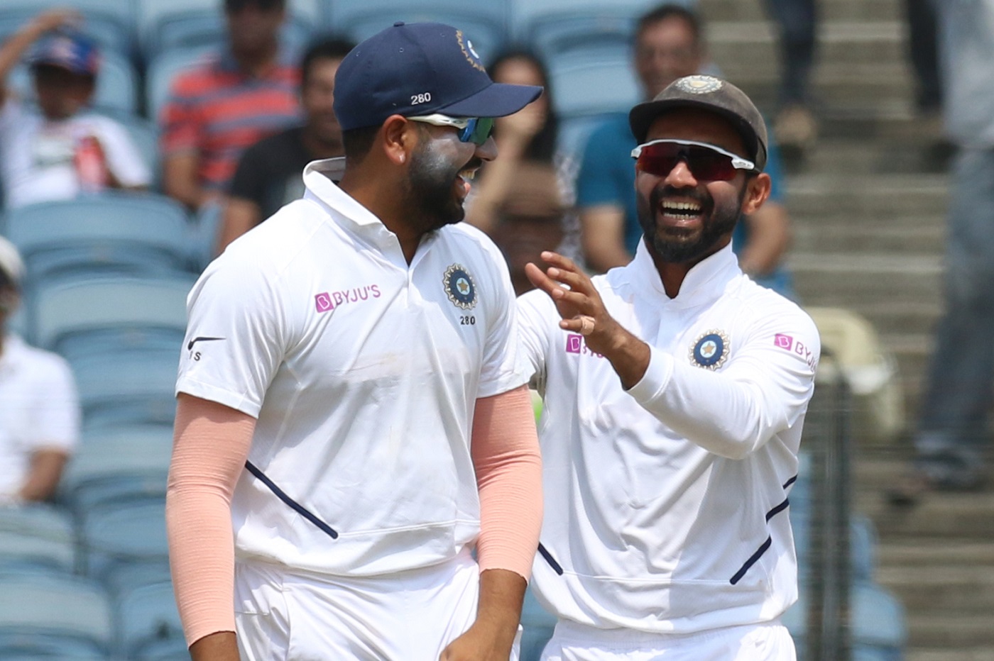 Rohit Sharma with Ajinkya Rahane