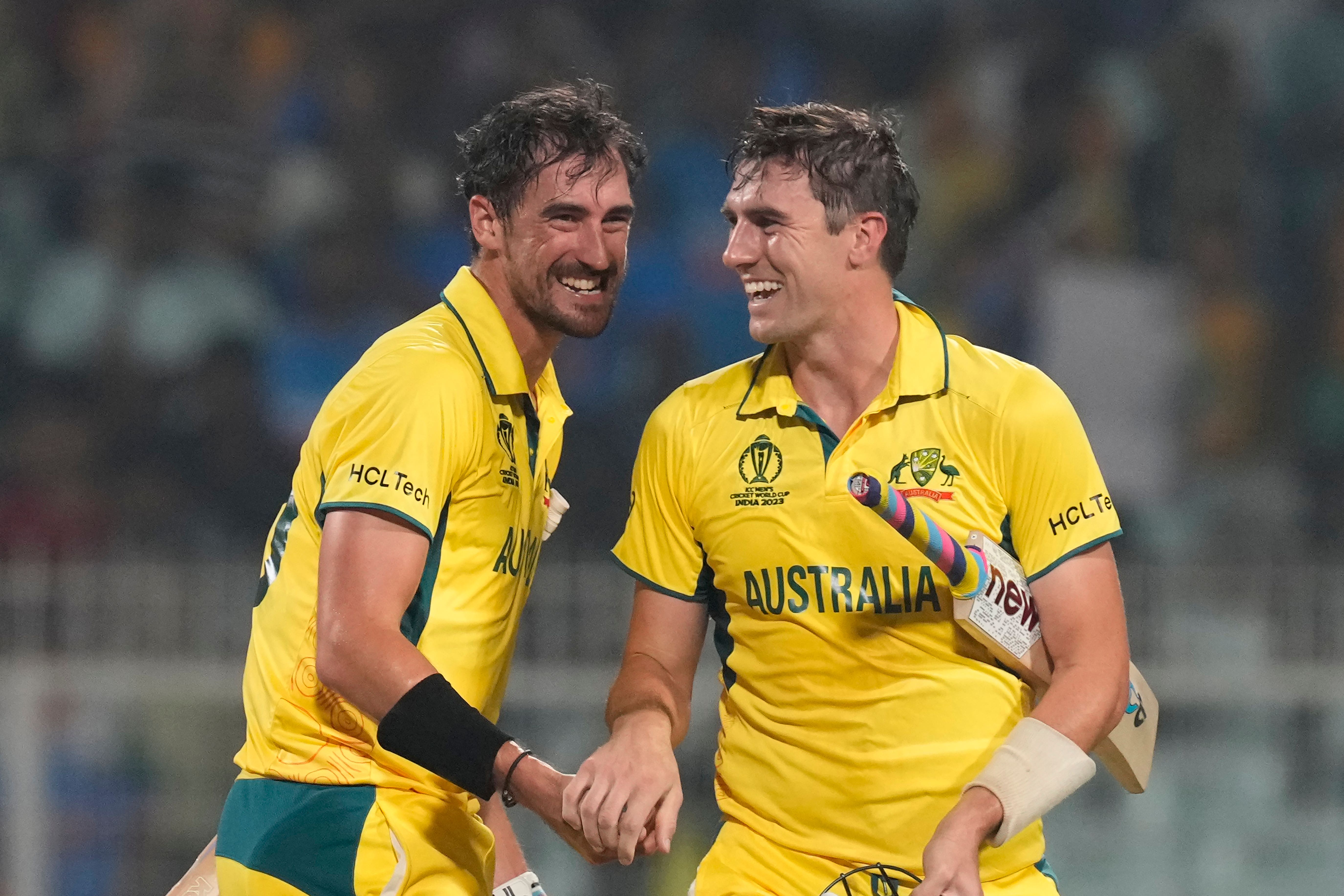 Pat Cummins and Mitchell Starc 