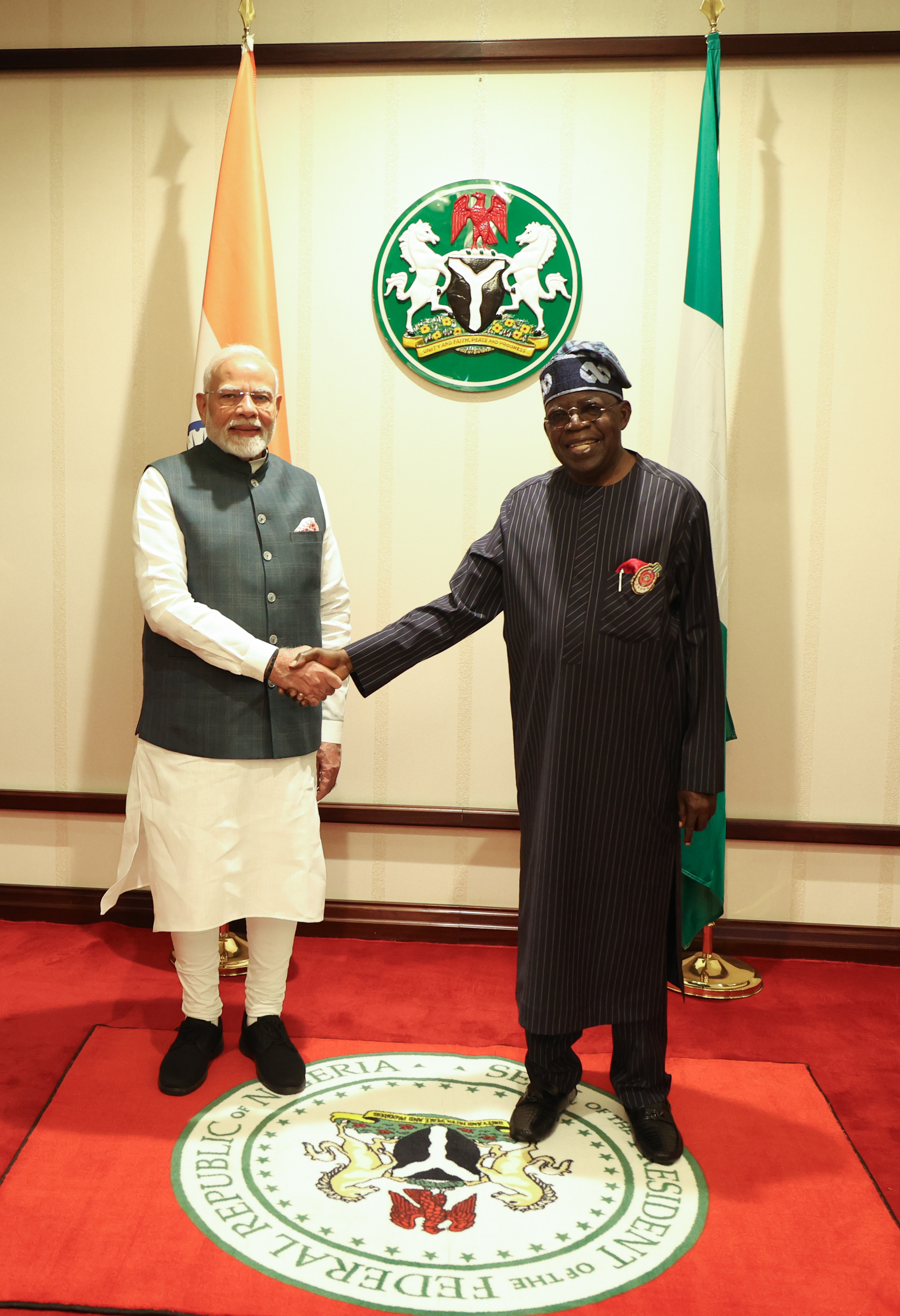 Nigerian President Bola Ahmed Tinubu