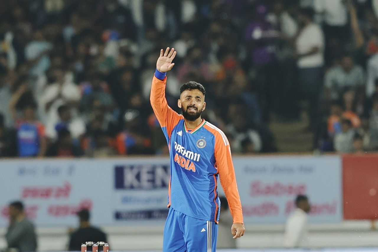Varun Chakravarthy was awarded the Player of the Match