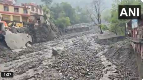 Heavy rainfall on Sunday triggered landslides in Jammu and Kashmir's Ramban district