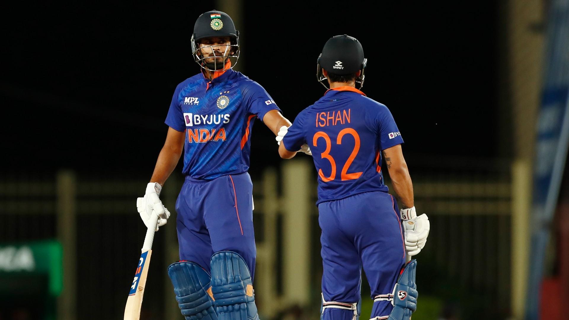 Ishan Kishan with Shreyas Iyer