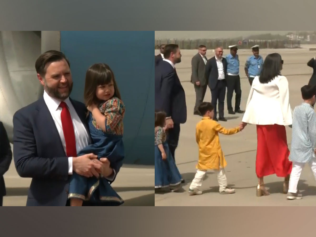 US Vice President's children embrace Indian Culture with traditional dress