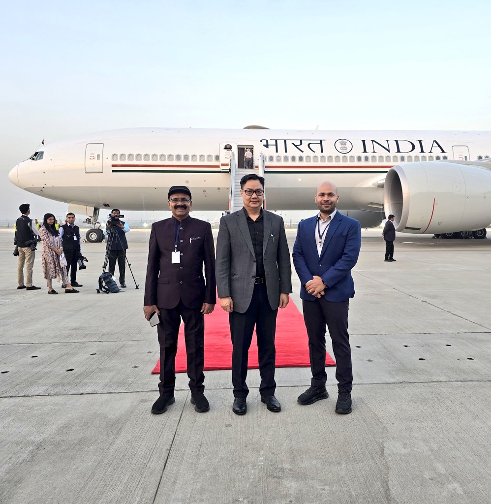 Union Minister Rijiju departs for Vatican City to attend Pope Francis's state funeral