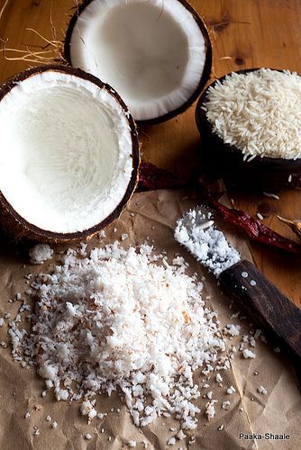 Desiccated coconut
