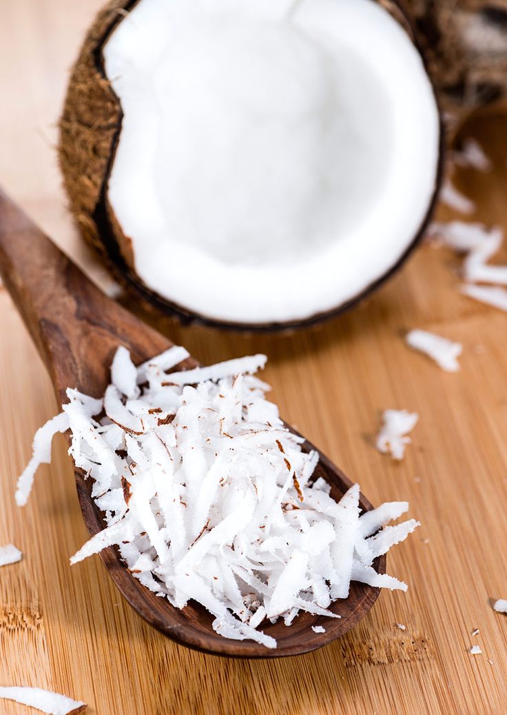 Desiccated coconut