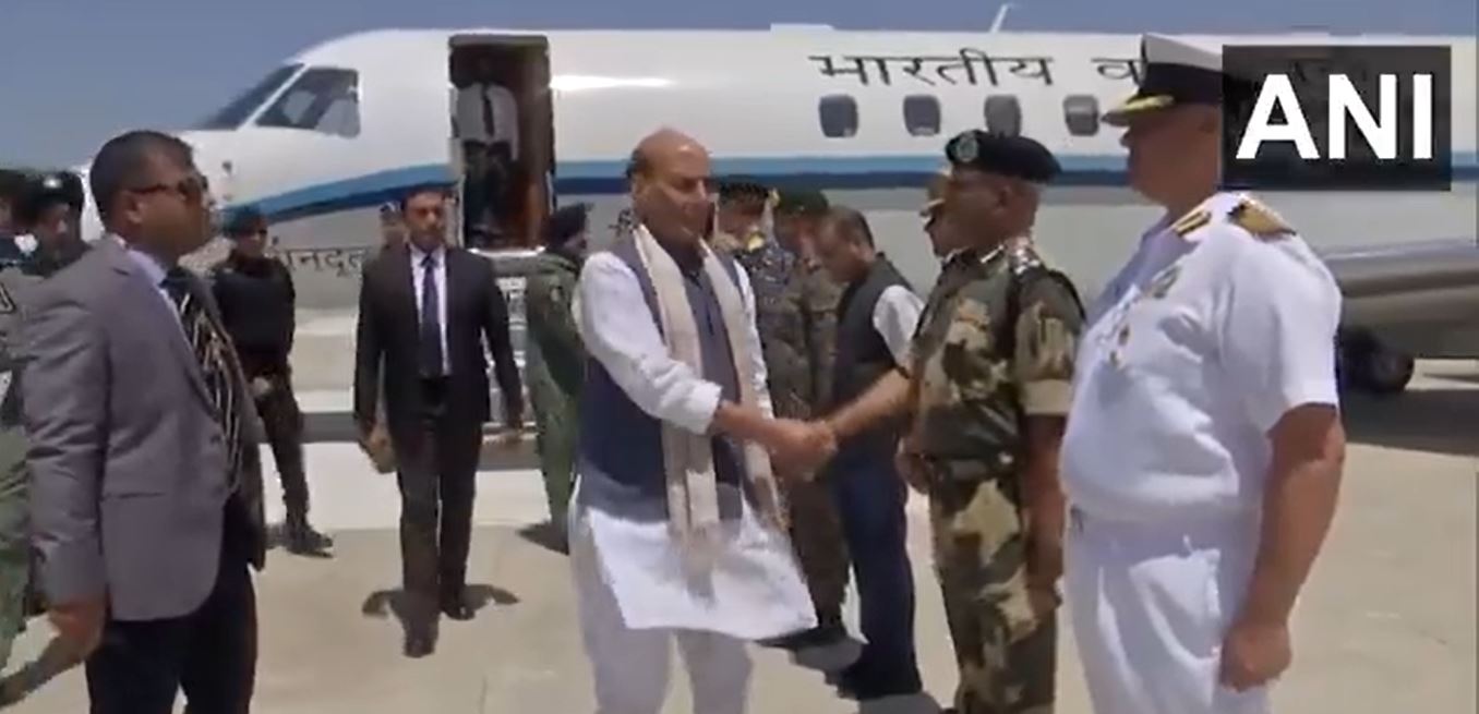 Rajnath Singh visits Bhuj Air Force station, engages with air warriors