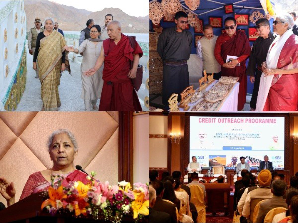Ladakh: Developmental projects inaugurated by FM Nirmala Sitharaman