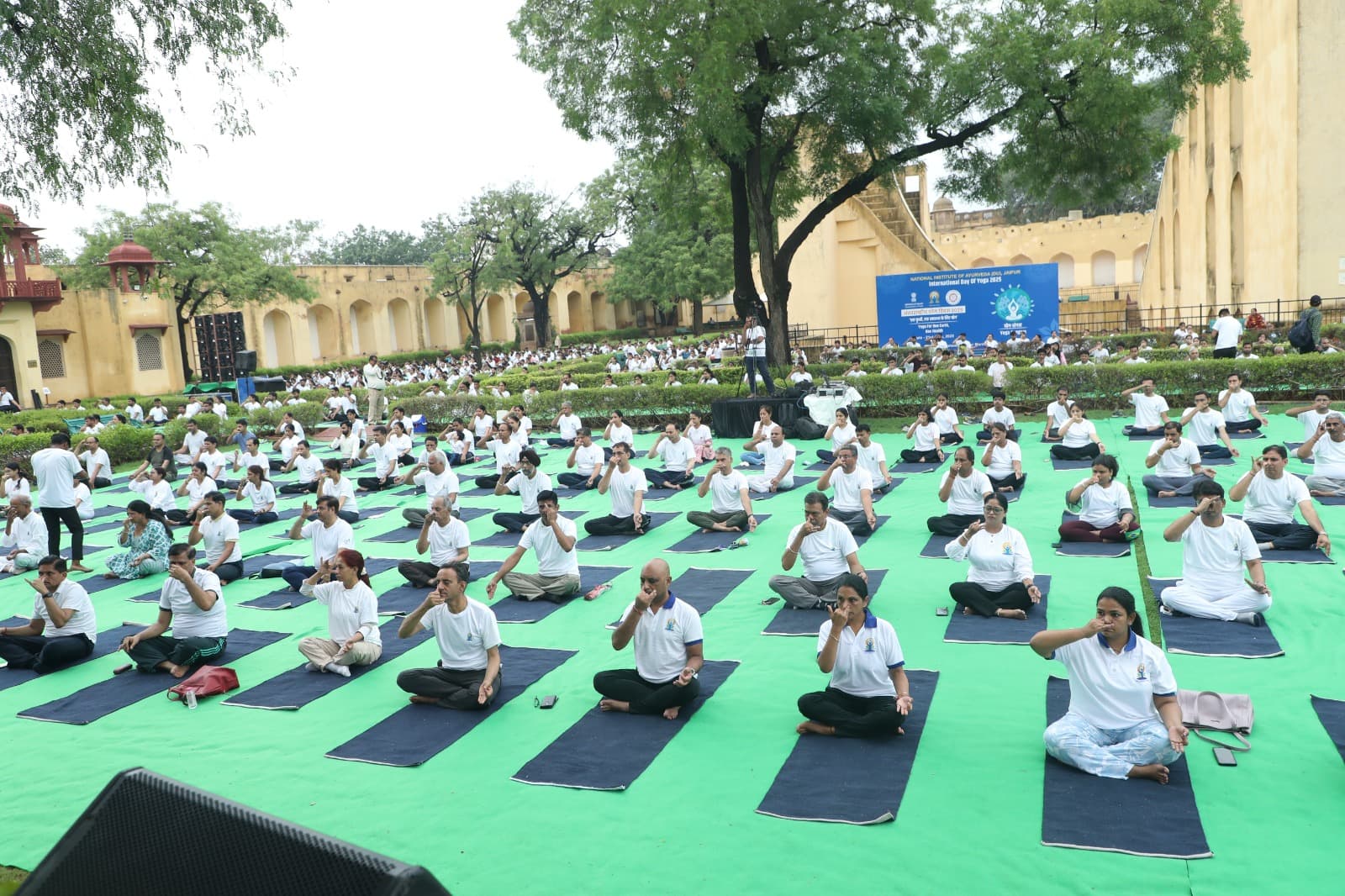 Yoga Sangam 2025: celebrating unity and health at Jantar Mantar