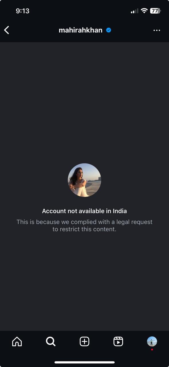 Blocked again! Pakistani celebrities' social accounts remain blocked