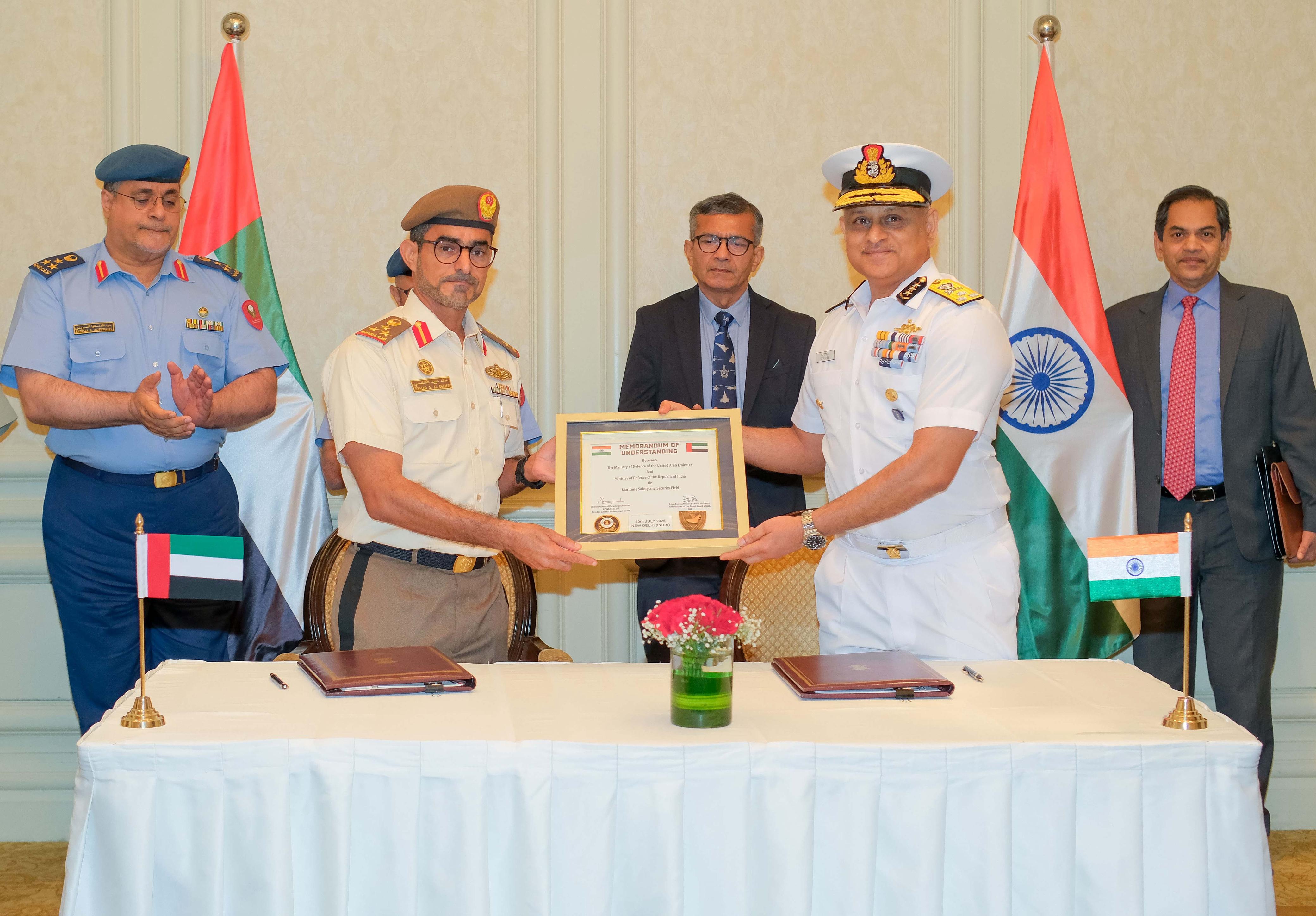 India, UAE sign landmark MoU to boost maritime security and saftey